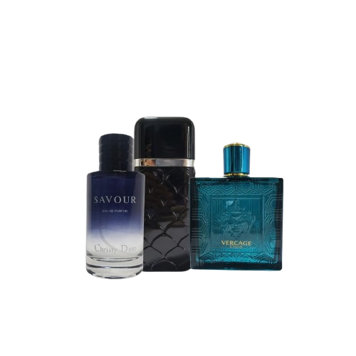 Pack versace eros + savour + 212 vip